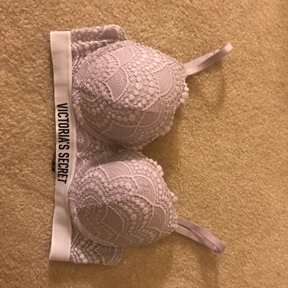 Logo T-shirt push up full coverage bra